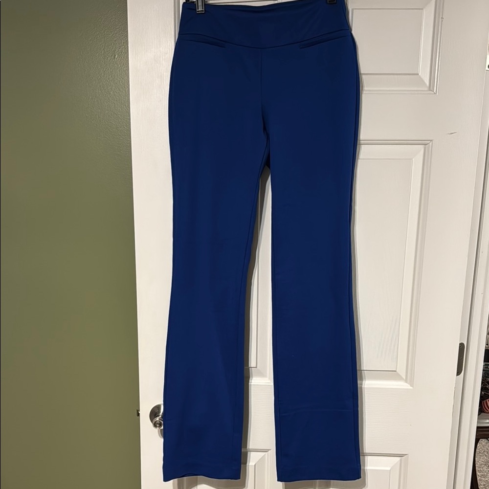 New York & Company Blue Boot Cut Pants